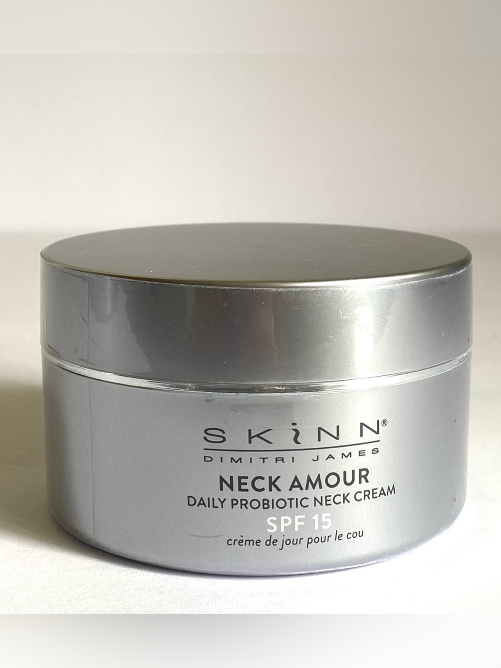 SKINN Neck Amour Daily Probiotic Neck Cream SPF 15 4 oz.